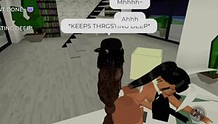 Wow, that monster cock pounds the thick hoe and fills her up