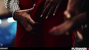 how does black girl handle double penetration from big dick futas?