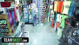 Cute Mormon Girl Caught Shoplifting Shows Off Pink Pussy