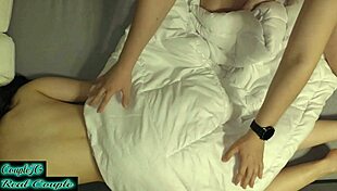 brunette teen moans as i fuck her tight ass hard