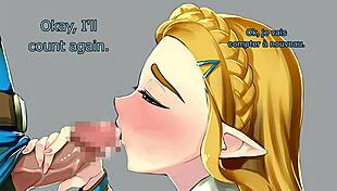 princess zelda gives jerk off instructions in this intriguing translated video