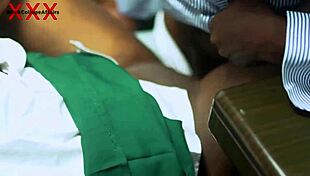 Ebony students bend over to show head teacher hardcore fucking