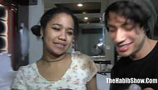 I watched this teen blasian get fucked by hung mexican derek