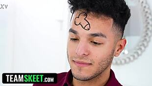 the bully's new bitch trades dignity for stepbrother's safety in rough gangbang