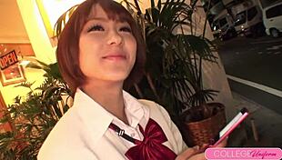 I can’t believe how Aika Saeki’s hairy schoolgirl pussy got slammed by that agent!