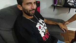 Old man fucks skinny big-ass girl in wild orgy backstage