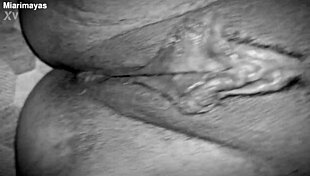 that dominican bbw bent over getting all the cum from her man