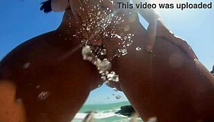 Man, peeing and banging on the beach is just unreal, part 1!