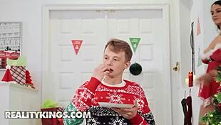 Reality Kings - Jimmy pranks stepmom Miss Raquel, gets slammed hard in return. She bends over for a wild cowgirl ride!