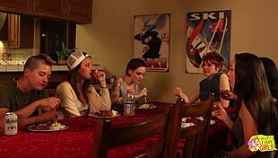 hey, watch this short-haired lesbian bimbo drill a sexy slut with a toy