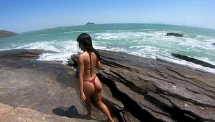 Man, peeing and banging on the beach is just unreal, part 1!