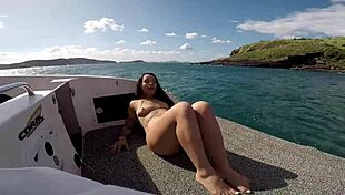 Fisherman Fucks Tight Pussy and Ass