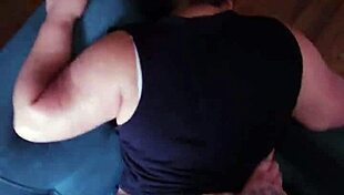 Intense doggystyle fucking with bent over BBW latina's big ass and small tits.