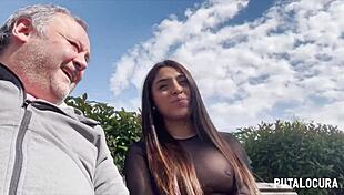 Putalocura - Michi The Teen Peruvian With Big Tits Gets Caught By Torbe