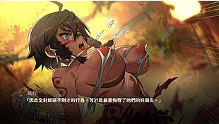 Watch this female fist blowjob with big tits!