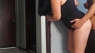 Risky sex with husband's best friend during workout.