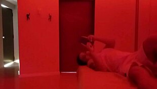 the hot michel prepares for a delicious striptease show