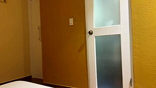 Stepmom and stepson fuck in shared bed