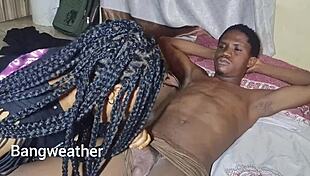 curvy ebony neighbor's juicy pussy