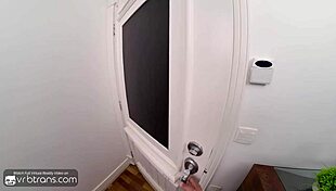 I’m so shook, y’all! This skinny Brazilian trans courier got drilled anal by a client’s huge cock. Can’t even believe this POV banging, part 1!