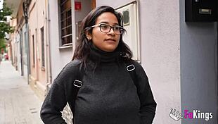 lana villafuerte, busty latina, gets kinky with hairy pussy in wild fakings scene