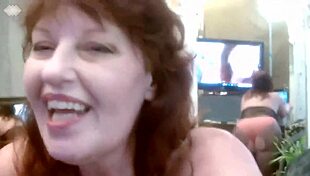 Nigel calls worldwide for steamy Dawn time with redhead beauty