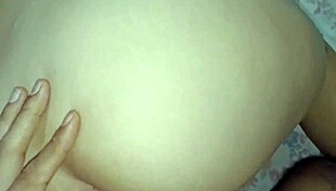 Sexy colombian drips from double anal penetration and creampie