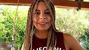 Alana, Young Blonde Rasta Girl, Dives Into Her First Steamy Porn Scene.