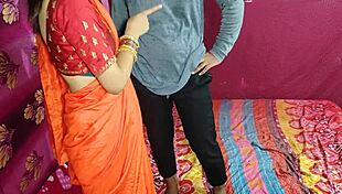 Cute saree bhabhi gets naughty with her devar for rough hard anal sex after ice massage.