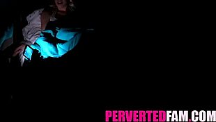 Blonde Stepsister Sneaks Into Bedroom For Taboo Sex And Fingering