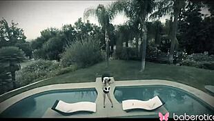 Solo Blonde Jillian Janson Masturbating Outdoors in Stunning 4K