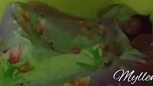 Skinny young girl bends over for intense anal doggystyle in dim light