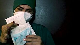 Femdom latex glove fetish ASMR