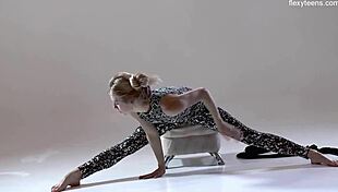 Hey, wanna watch Russian hairy gymnast Rita Mochalkina spread wide open?