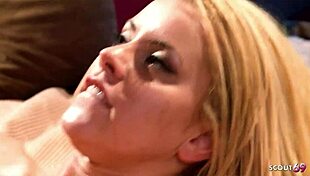 yo, this fitness model with big tits got pounded hard before facial at casting