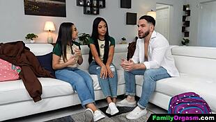 Stepsiblings Visit New Step Brother For Hardcore First Time Cheating And Rough Riding