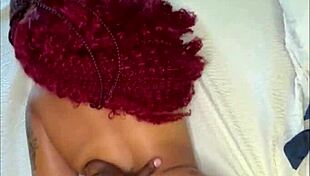 Legs shaking hard from intense curvy interracial first-time pounding