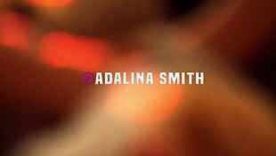 Slut stepdaughter masturbates in living room while parents are home