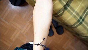 Stepmother Enters Room And Pleases With Her Breasts