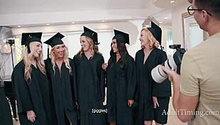 Five phd milfs with big tits take on homeschooled dick in doggystyle