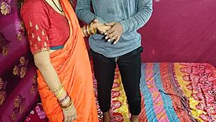 Cute saree bhabhi gets naughty with her devar for rough hard anal sex after ice massage.