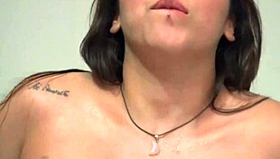 sensual bbw in lingerie gets naughty with solo play at a cozy motel room