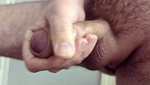 It's A Good Day For Homemade Solo Masturbation Leading To Quickie Cumshot On Monster Cock!