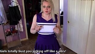 Busted jerking off like a pervert joi instructions