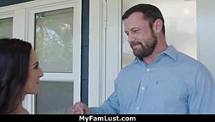 i watched my stepdaughter gladly step in for a blowjob and cowgirl ride to make the moment unforgettable