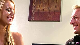 yo, this fitness model with big tits got pounded hard before facial at casting