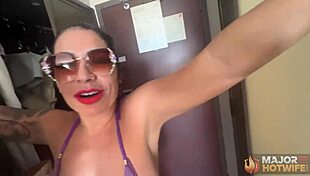 busty thick milf monica santhiago takes rome major deep in her butt. wild italian banging unfolds!