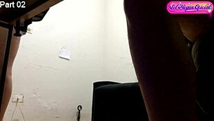 hidden camera catches client dancing in lingerie while tech fixes computer 😜