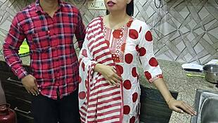 I'm So Torn Watching Sexy Stepmom Saara Get Assfucked by Her Curious Stepson in the Kitchen