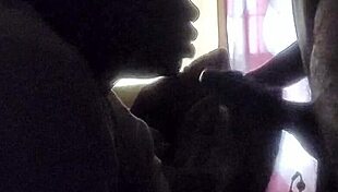 Diamond In The Rough Slut Swallows Cum In Homemade Blowjob With Black Neighbor